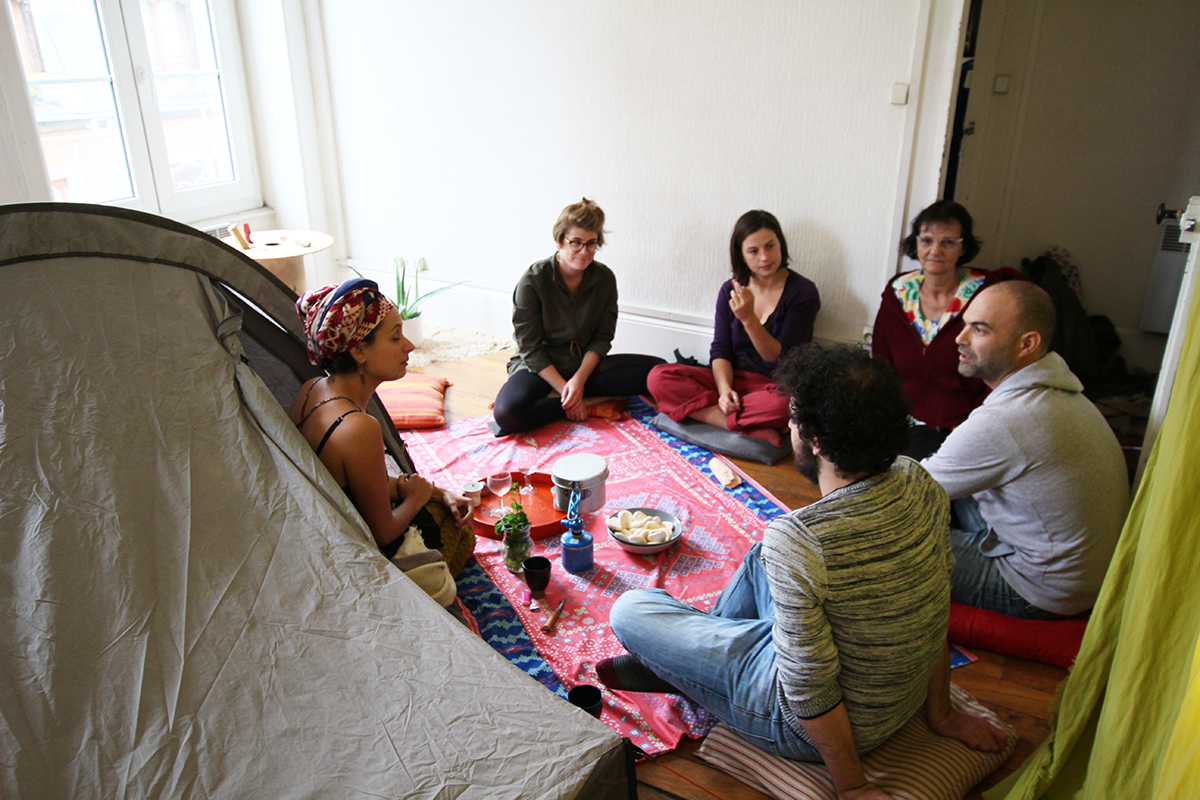 ORAN - Bivouac - Installation immersive - Appartement d'ORAN - 29 septembre 2017 - L'Étang Moderne - 7ème Biennale Hors Normes