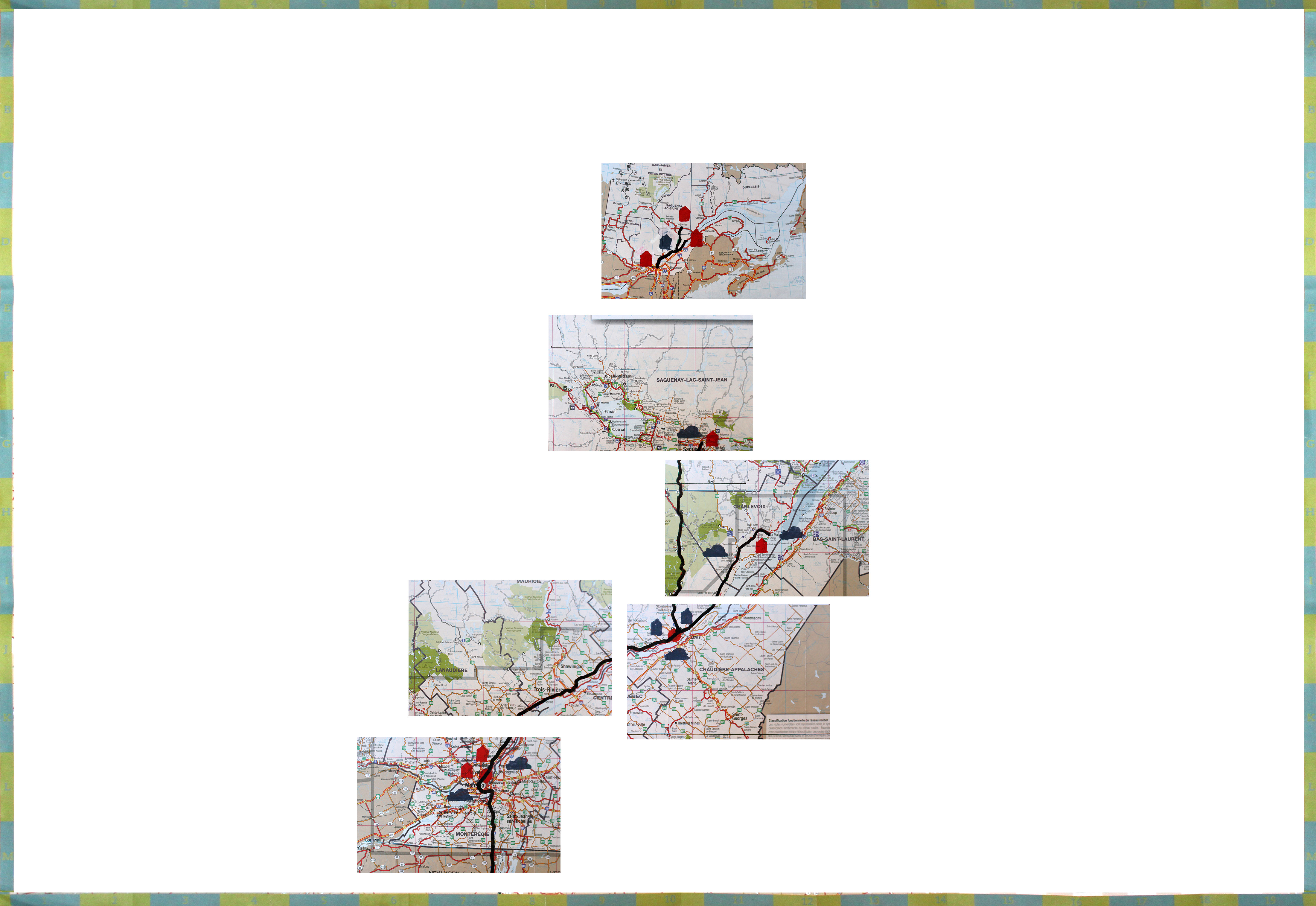 ORAN - La traversée - Carte du Québec - 2017