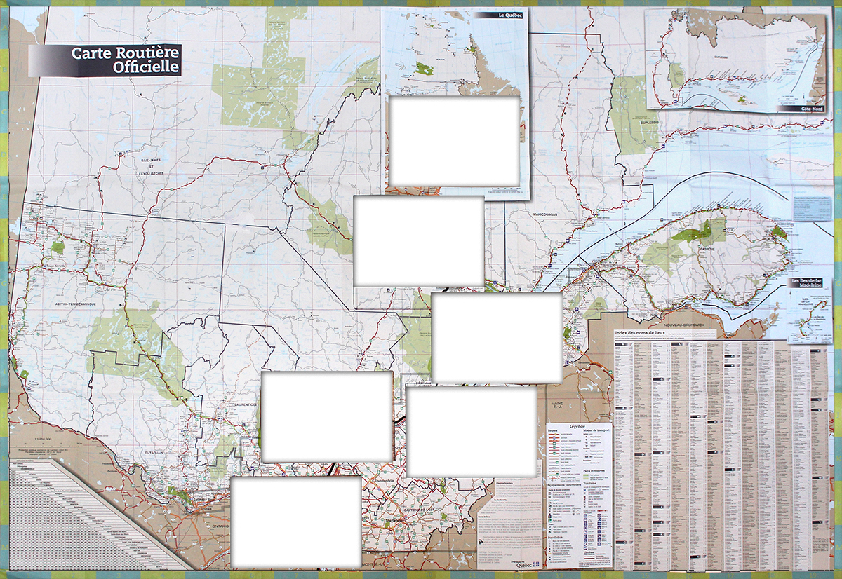 ORAN - La traversée - Carte du Québec - 2017